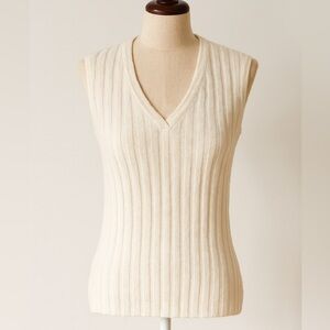 Free People Beach Women’s Veda Sweater Vest – Cream White – Size Small